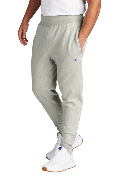 Front View of OxfordGrey Champion Reverse Weave Jogger RW25 plain