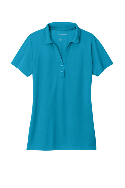 Front View of ParcelBlue Port Authority Women's C-FREE Performance Polo LK863 plain
