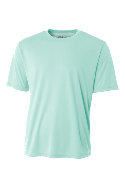 Front View of PastelMint A4 Cooling Performance Short Sleeve Tee A4N3142 plain