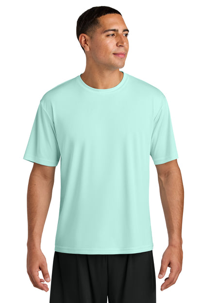 Front View of PastelMint A4 Cooling Performance Short Sleeve Tee A4N3142 plain