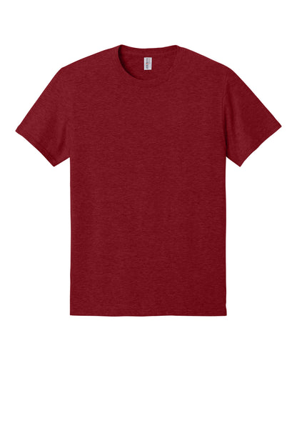 Front View of PeprdRHthr Jerzees Ultimate Unisex Ring Spun T-Shirt IC46M plain