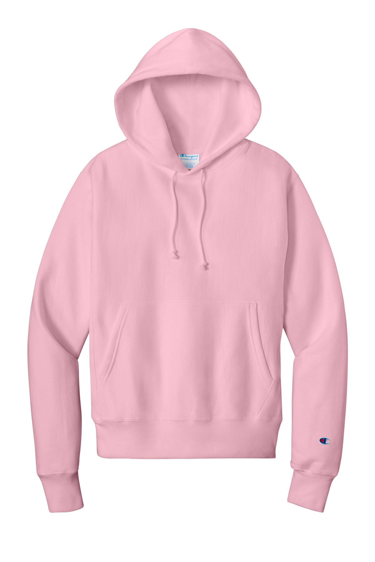 Front View of PinkCandy Champion Reverse Weave Hooded Sweatshirt S101 plain