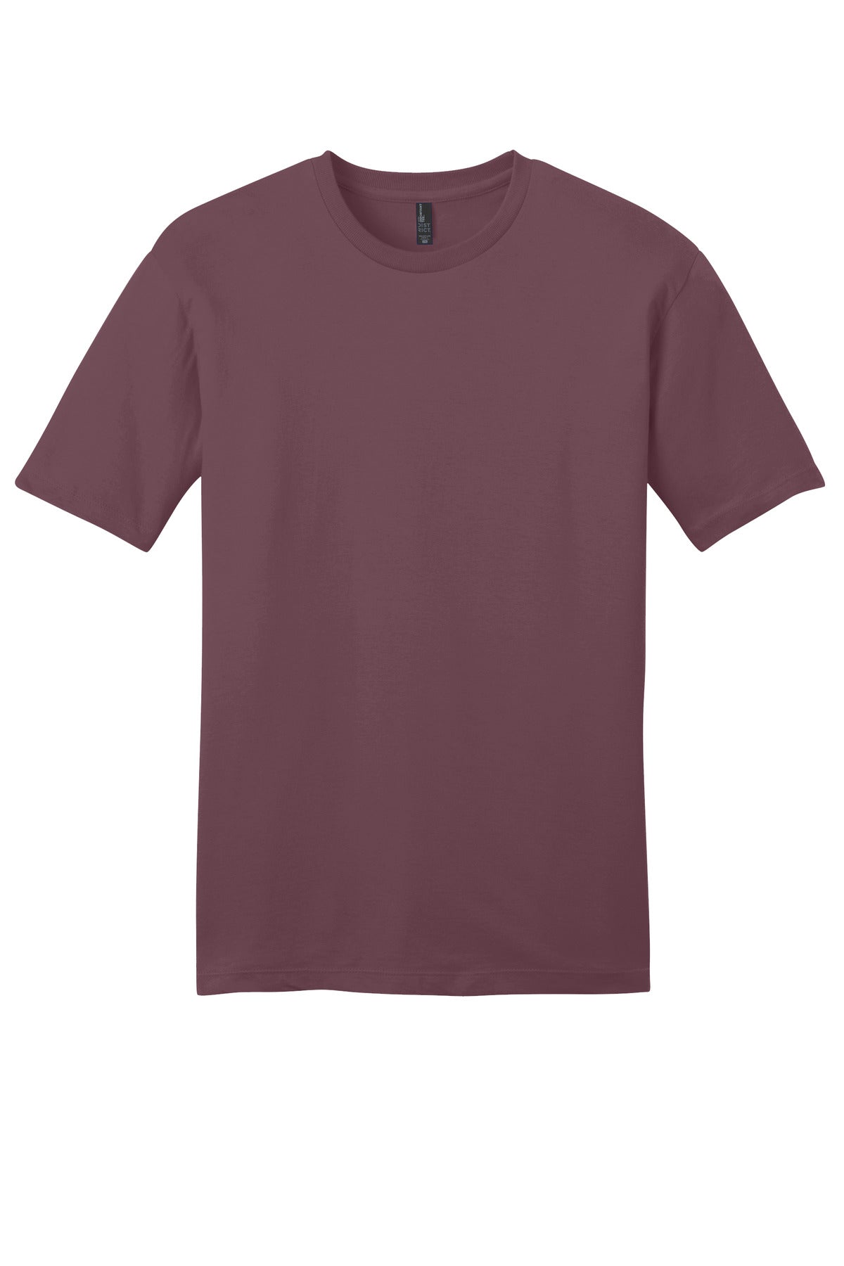Front View of Plum District Very Important Tee . DT6000 plain