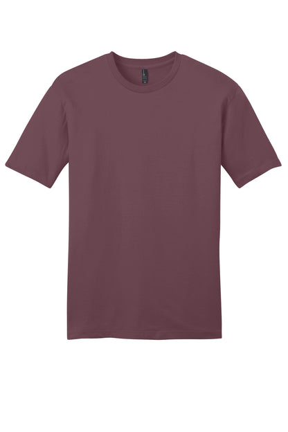 Front View of Plum District Very Important Tee . DT6000 plain