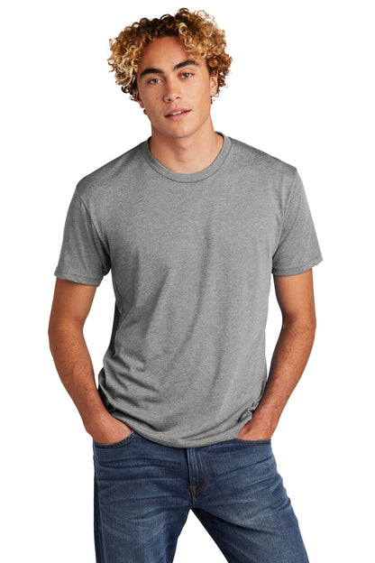 Front View of PremHthr Next Level Apparel Adult Tri-Blend Tee. NL6010 plain