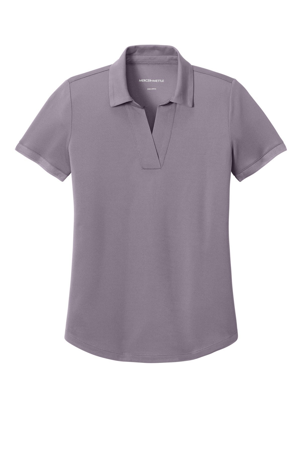 Front View of PurpleAsh Mercer+Mettle Women's Everyday Performance Polo MM1031 plain