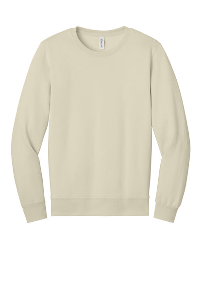 Front View of Putty Jerzees Eco Premium Blend Crewneck Sweatshirt 701M plain