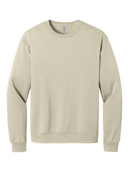 Front View of Putty Jerzees Ultimate Unisex CVC Ring Spun Crewneck Sweatshirt IC48M plain