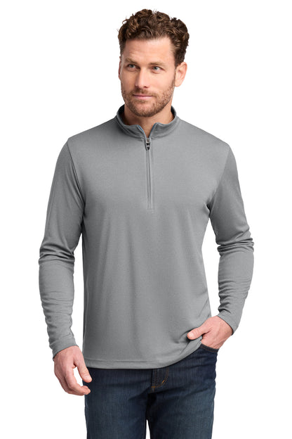 Front View of QuiShaGyHt TravisMathew Coto Performance 1/4-Zip TM1MY397 plain