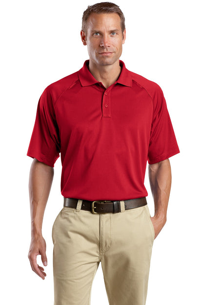 Front View of Red CornerStone - Select Snag-Proof Tactical Polo. CS410 plain