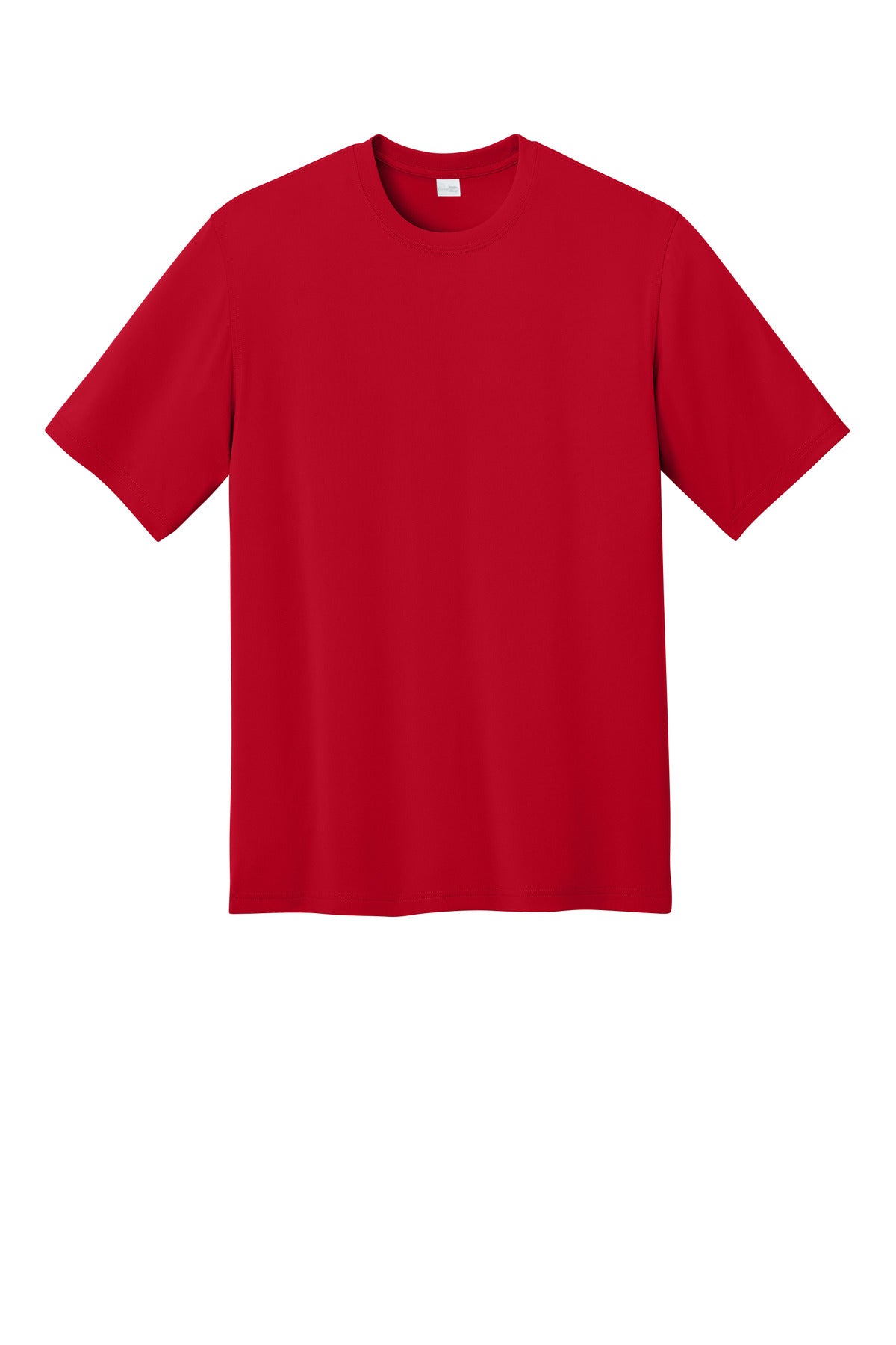 Front View of Red CornerStone Workwear Pro Short Sleeve Tee CS440 plain