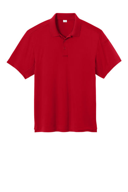 Front View of Red CornerStone Workwear Pro Tactical Polo CS452 plain