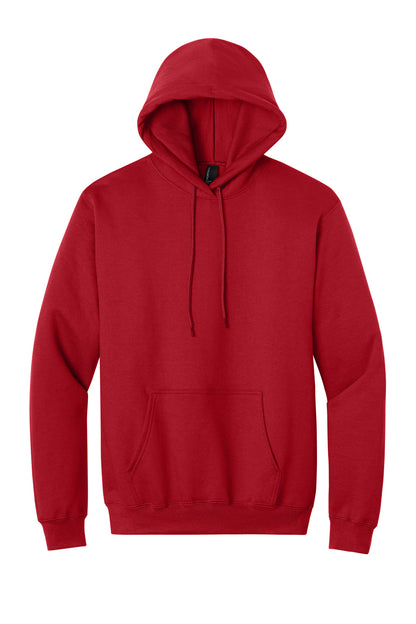 Front View of Red Port & Co Tall Essential Fleece Pullover Hooded Sweatshirt. PC90HT plain