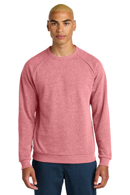 Front View of RedFrost District Perfect Tri Fleece Crewneck Sweatshirt DT1304 plain