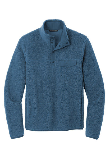 Front View of RgttaBlue Port Authority Camp Fleece Snap Pullover F140 plain