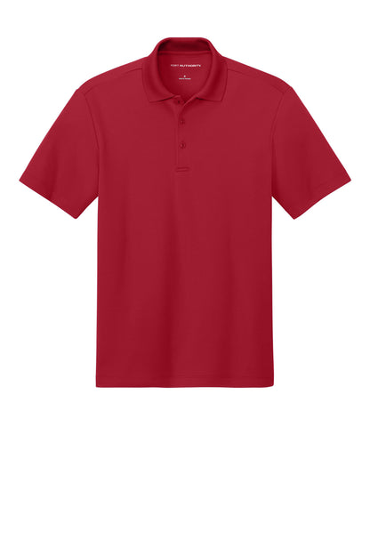 Front View of RichRed Port Authority Plaited Pique Polo K620 plain