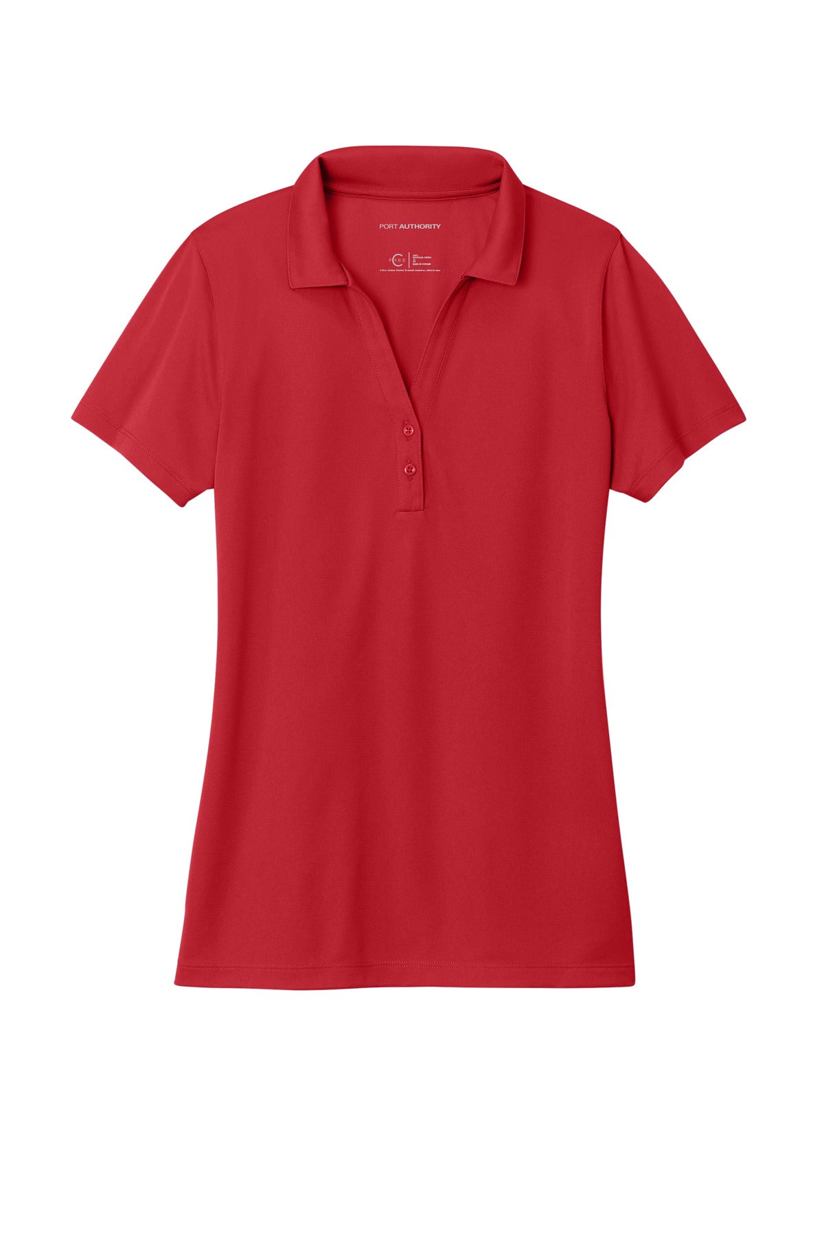 Front View of RichRed Port Authority Women's C-FREE Performance Polo LK863 plain