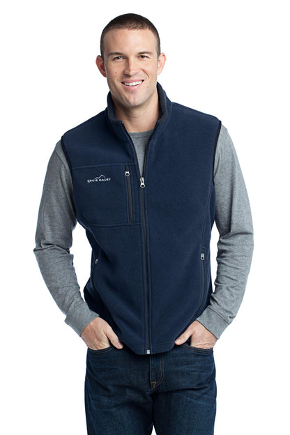Front View of River Blue Eddie Bauer - Fleece Vest. EB204 plain