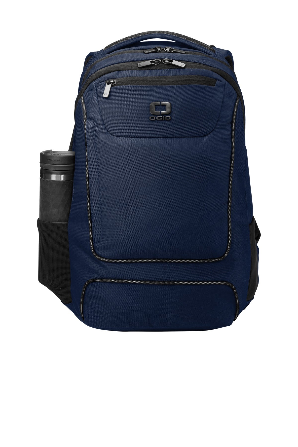 Front View of River Blue Nvy OGIO Range Pack. 91007 plain