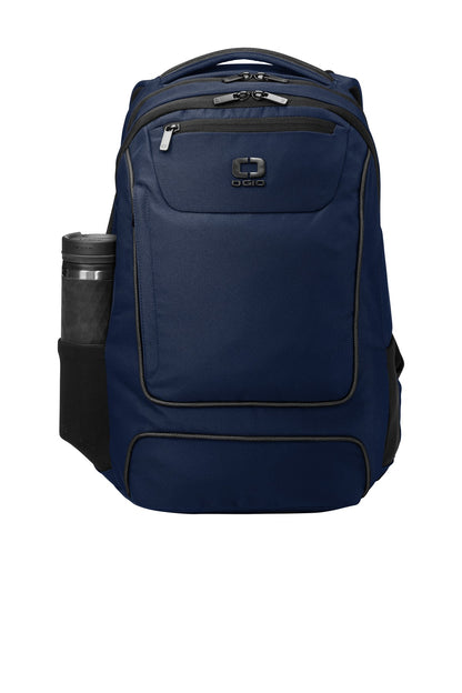 Front View of River Blue Nvy OGIO Range Pack. 91007 plain