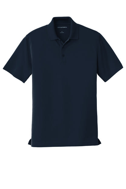 Front View of River Blue Nvy Port Authority Dry Zone UV Micro-Mesh Polo. K110 plain