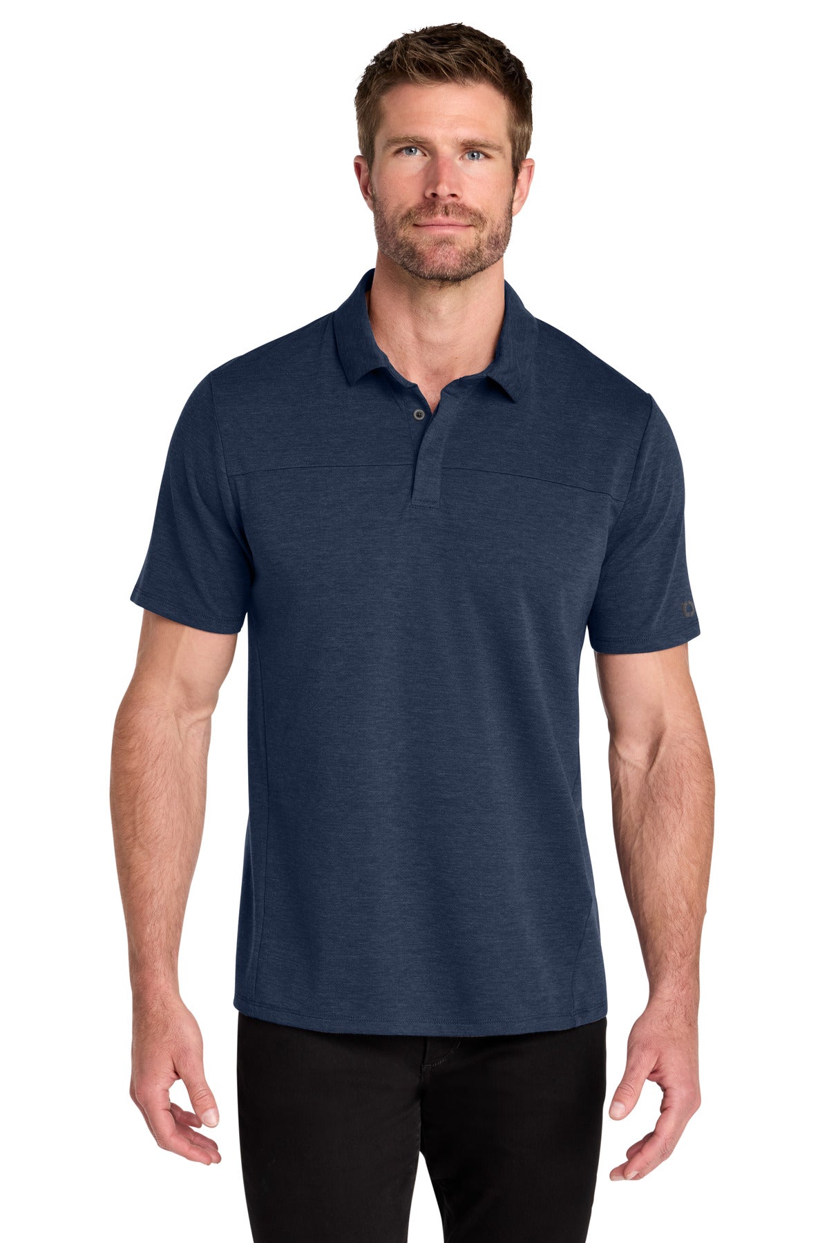 Front View of RiverBlNv OGIO Command Polo OG150 plain
