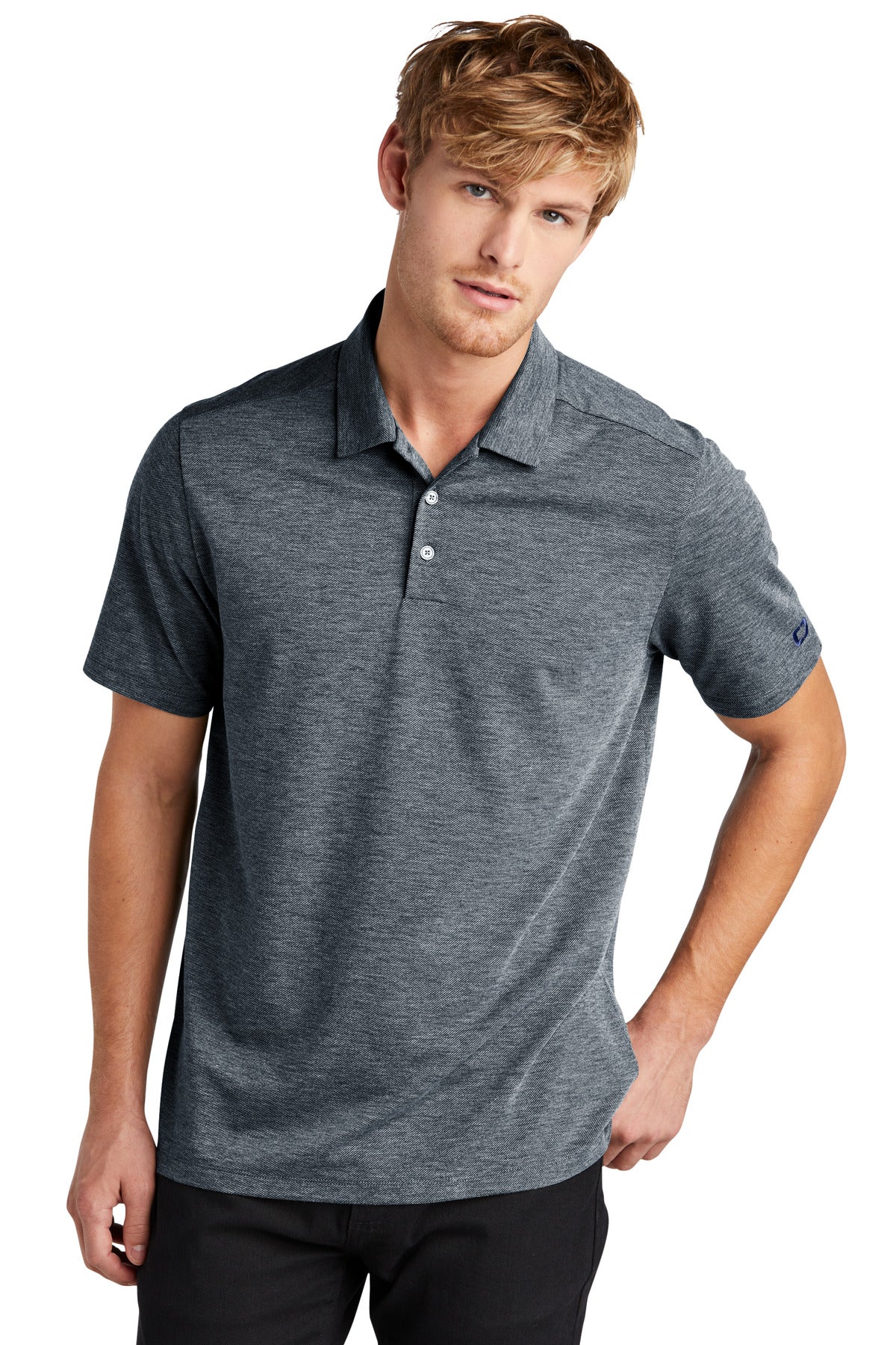 Front View of RiverBlNv OGIO Evolution Polo OG147 plain