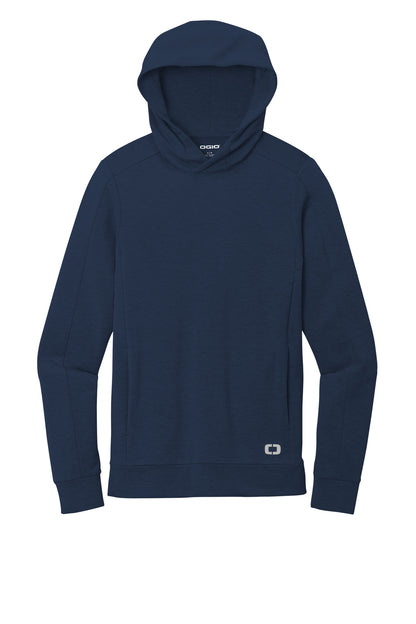Front View of RiverBlNv OGIO Luuma Hoodie OG814 plain