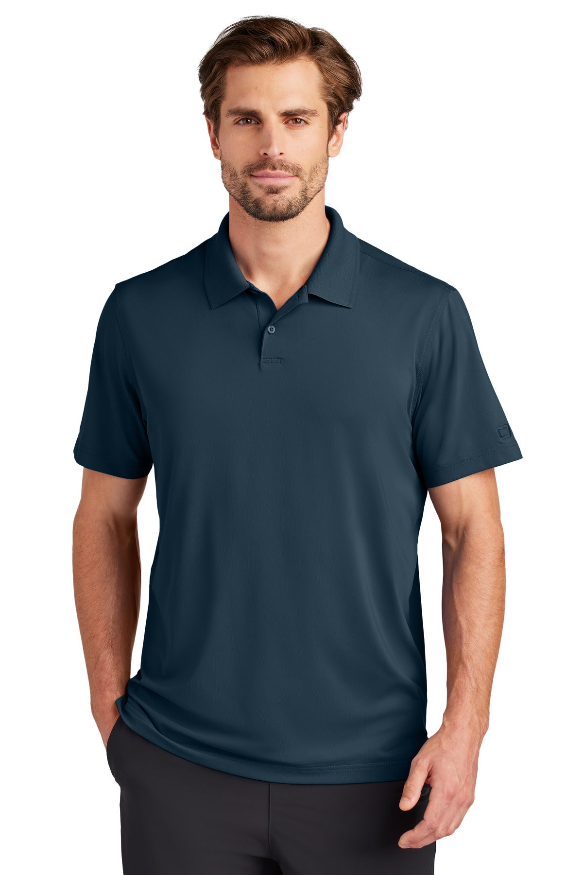 Front View of RiverBlNv OGIO Regain Polo OG170 plain