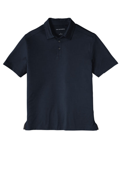Front View of RiverBlNv Port Authority City Stretch Polo K682 plain