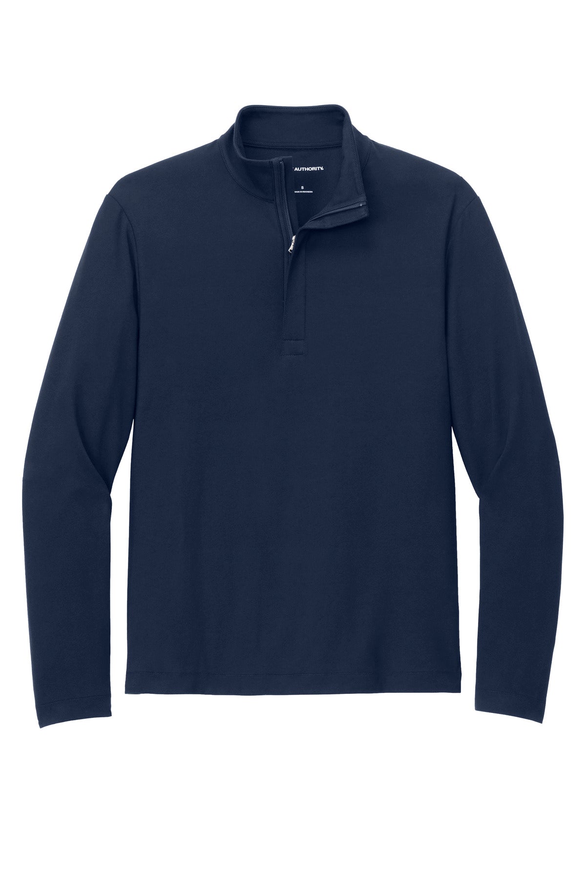 Front View of RiverBlNv Port Authority Fairway Stretch 1/4-Zip K829 plain