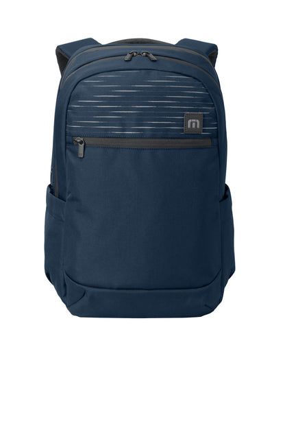 Front View of RiverBlNv TravisMathew Approach Backpack TMB100 plain
