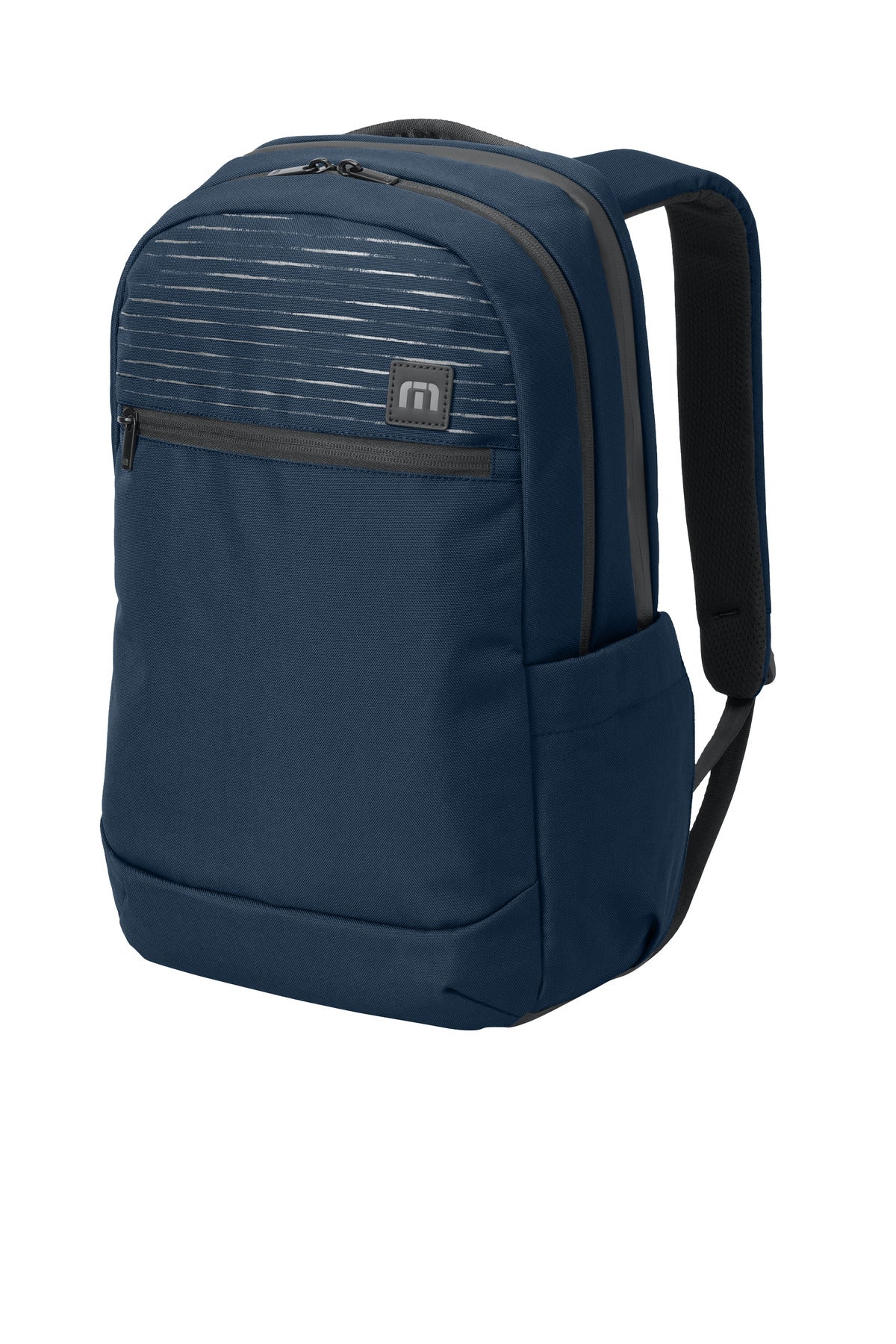Front View of RiverBlNv TravisMathew Approach Backpack TMB100 plain