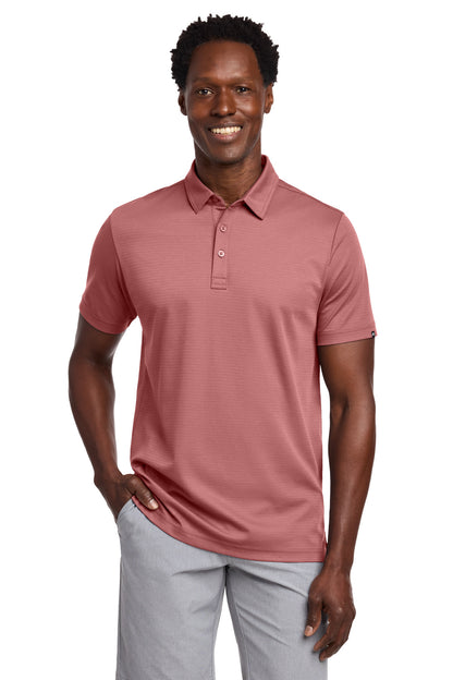 Front View of RoanRouge TravisMathew Bayfront Solid Polo TM1MY399 plain