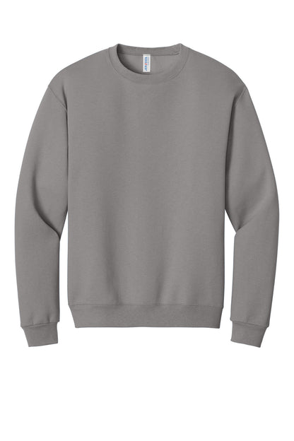 Front View of Rock Jerzees - NuBlend Crewneck Sweatshirt. 562M plain