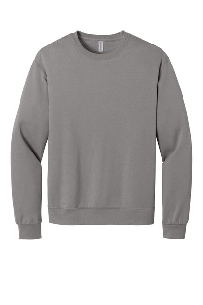 Front View of Rock Jerzees Ultimate Unisex CVC Ring Spun Crewneck Sweatshirt IC48M plain