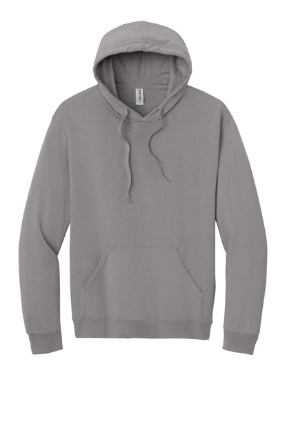 Front View of Rock Jerzees Ultimate Unisex CVC Ring Spun Hooded Sweatshirt IC49M plain