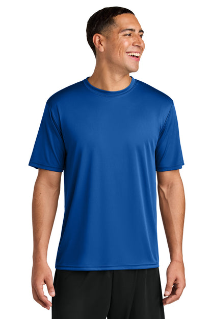 Front View of Royal A4 Cooling Performance Short Sleeve Tee A4N3142 plain