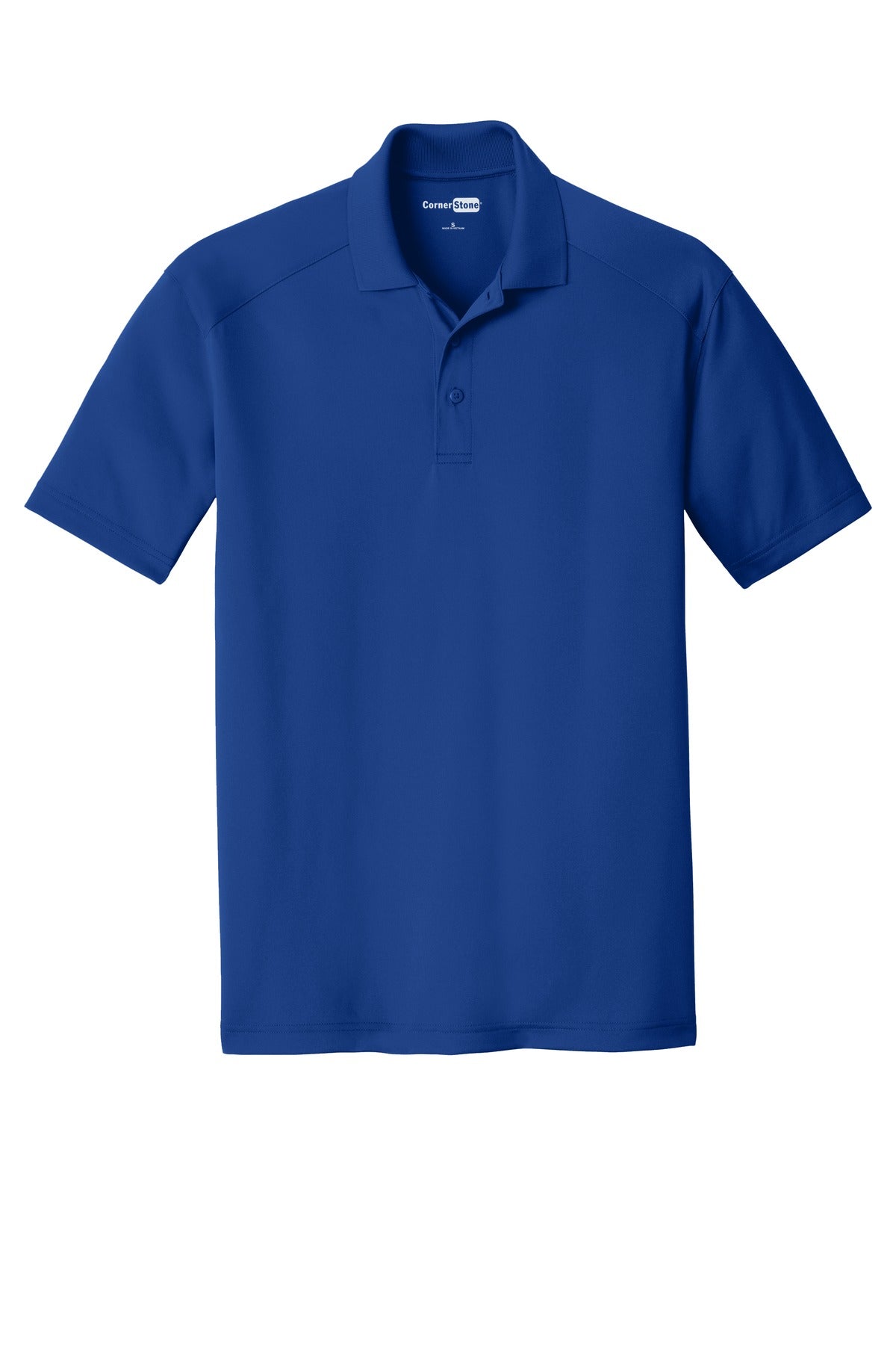Front View of Royal CornerStone Select Lightweight Snag-Proof Polo. CS418 plain