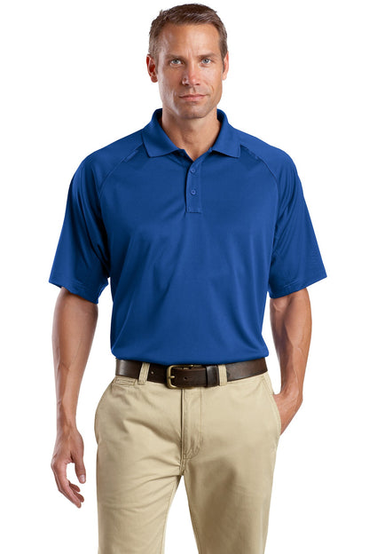 Front View of Royal CornerStone Tall Select Snag-Proof Tactical Polo. TLCS410 plain
