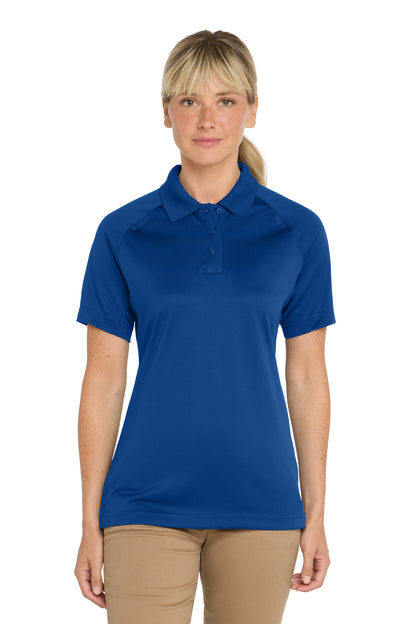 Front View of Royal CornerStone Women's Select Snag-Proof Tactical Polo. CS411 plain