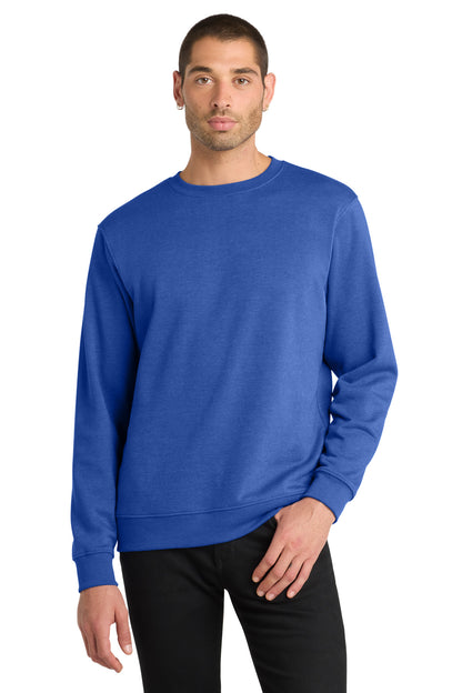 Front View of Royal Frost District V.I.T. Fleece Crew DT6104 plain