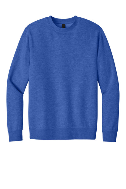 Front View of Royal Frost District V.I.T. Fleece Crew DT6104 plain