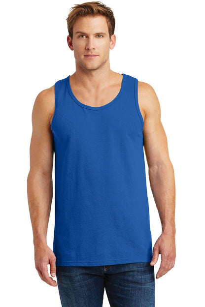Front View of Royal Gildan Heavy Cotton Tank Top. G5200 plain