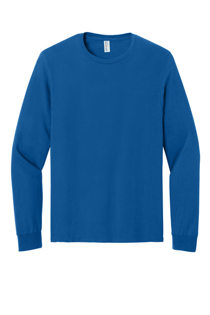 Front View of Royal Jerzees Classics Unisex Cotton Long Sleeve T-Shirt 363L plain