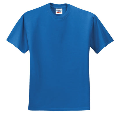 Front View of Royal Jerzees - Dri-Power 50/50 Cotton/Poly T-Shirt. 29M plain