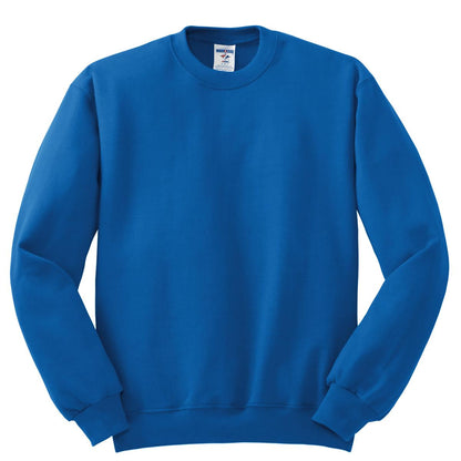 Front View of ROYAL Jerzees - NuBlend Crewneck Sweatshirt. 562M plain