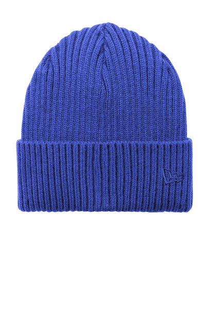 Front View of Royal New Era Core Classic Cuff Beanie NE908 plain