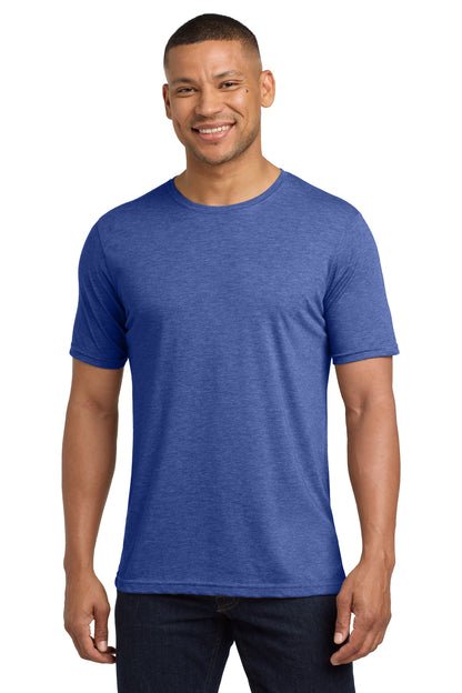 Front View of Royal Next Level Apparel Adult Poly/Cotton Tee. NL6200 plain