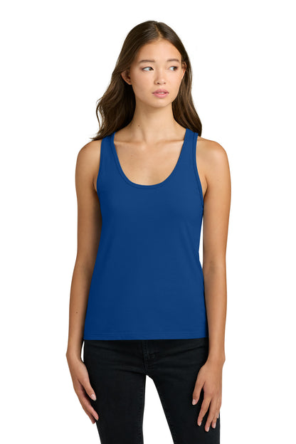 Front View of Royal Next Level Apparel Women's Cotton Tank NL3933 plain